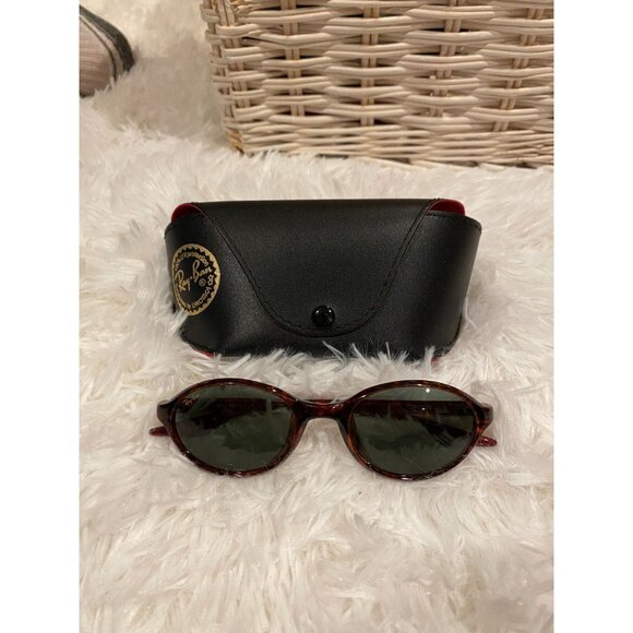 Vintage B&L Ray Ban W2835 Cherry Tortoise G15 Glass Side Street Cats Cateye Case - Picture 3 of 9